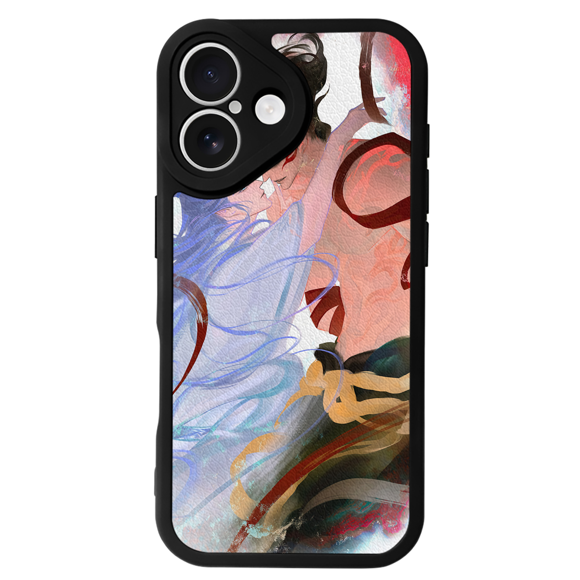 （画像用） Ne Zha 2 ナタ 魔童の大暴れ 【iPhone 16シリーズ対応】シリコンスマホケース（レザー調） 材質：シリコン